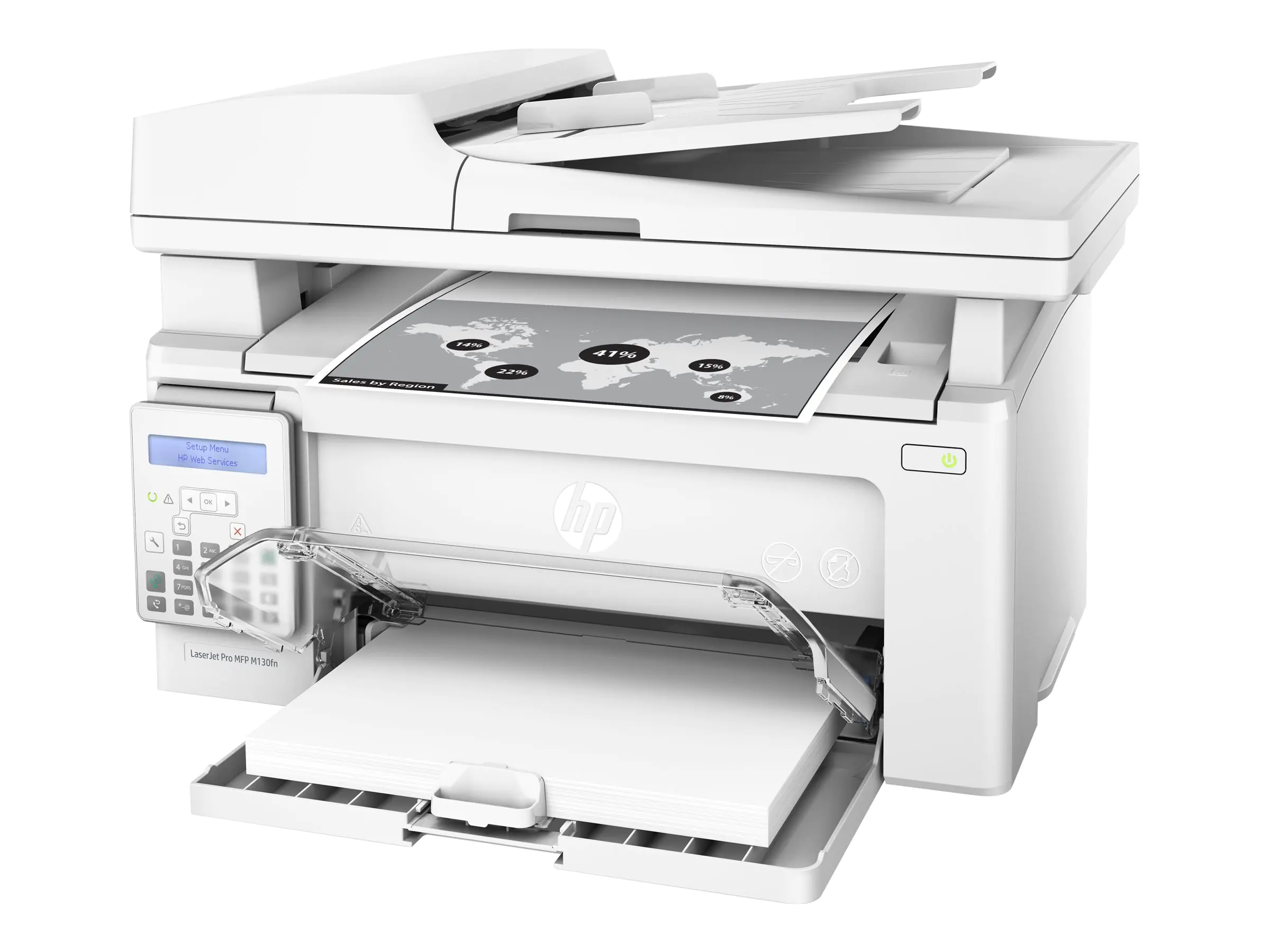 HP LaserJet Pro MFP M130fn - Multifunktionsdrucker - s/w - Laser - 215.9 x 297.2 mm (Original) - Legal (Medien) - bis zu 23 Seiten/Min. (Kopieren) - bis zu 23 Seiten/Min. (Drucken) - 150 Blatt - USB 2.0, LAN
