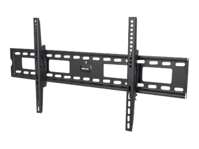 Manhattan TV & Monitor Mount, Wall, Tilt, 1 screen, Screen Sizes: 37-75", Black, VESA 200x200 to 800x400mm, Max 75kg, LFD, Lifetime Warranty - Klammer - für Flachbildschirm - stabiler Stahl - Bildschirmgröße: 94-215.9 cm (37"-85") - Wandmontage