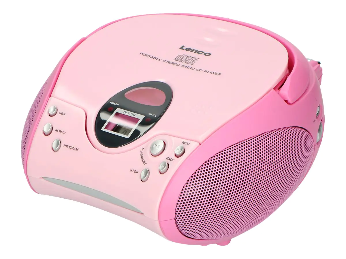 Lenco SCD-24 - Ghettoblaster - kein Betriebssystem - pink