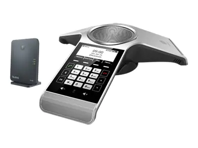 Yealink CP930W - VoIP-Konferenzsystem - mit Bluetooth-Schnittstelle - IP-DECT - 8-Wege Anruffunktion - SIP, SIP v2, SRTP - Space Silver