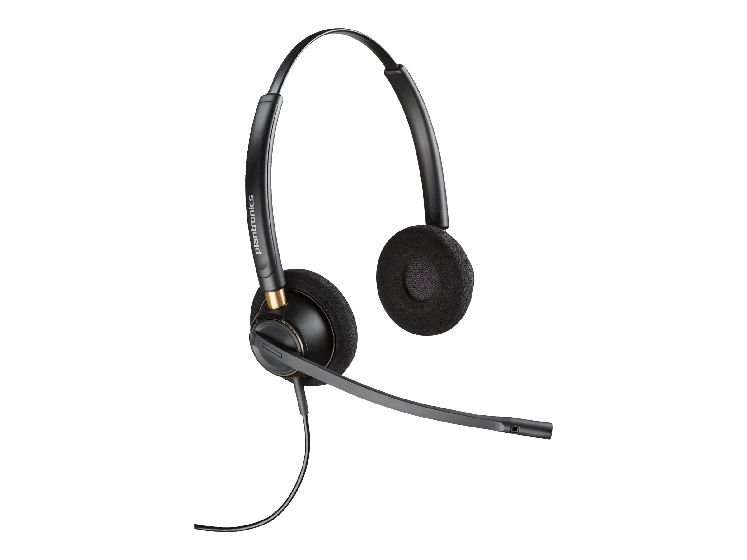Poly EncorePro 520 - EncorePro 500 series - Headset - On-Ear - kabelgebunden - Quick Disconnect - Schwarz - Zertifiziert für Skype für Unternehmen, UC-zertifiziert Poly EncorePro 520 - EncorePro 500 series - Headset - On-Ear - kabelgebunden - Quick Disconnect - Schwarz - Zertifiziert für Skype für Unternehmen, UC-zertifiziert