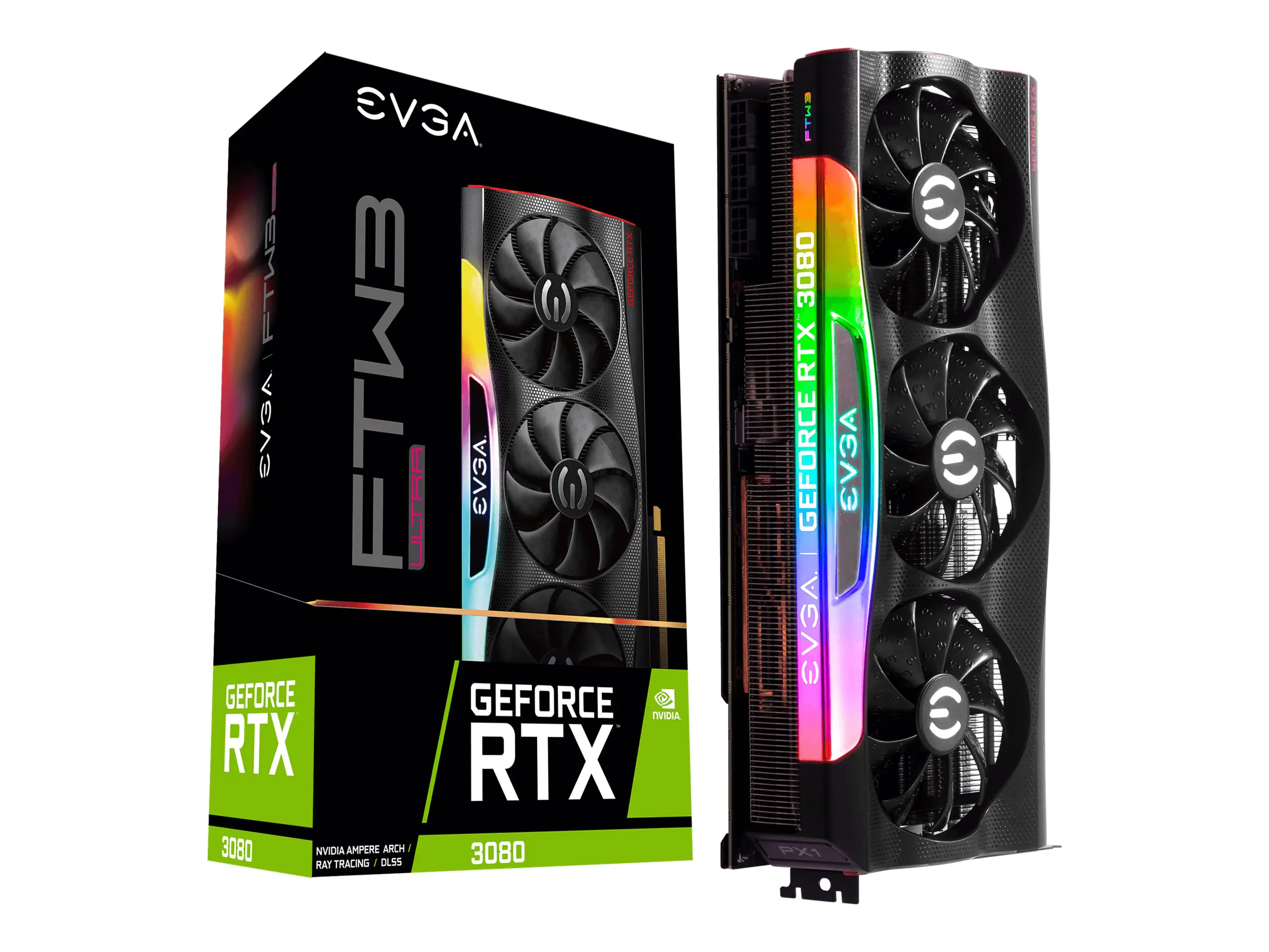 EVGA GeForce RTX 3080 FTW3 ULTRA GAMING Grafikkarten - 10 GB GDDR6X - 10G-P5-3897-KR