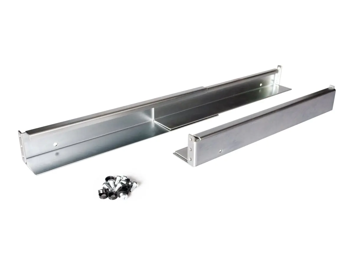 Equip Rack-Montageschienen - 600 bis 800 mm Tiefe - Schrankmontage - Schwarz - 48.3 cm (19") EZR-60-80
