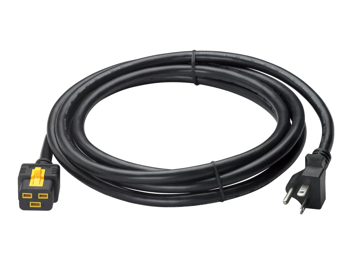 APC - Stromkabel - NEMA 5-20 (M) zu IEC 60320 C19 - Wechselstrom 120 V - 20 A - 3 m - Schwarz - für P/N: SMT2200I-AR, SMT2200R2I-AR, SMT3000I-AR, SMT3000R2I-AR, SMX2KR2UNCX145