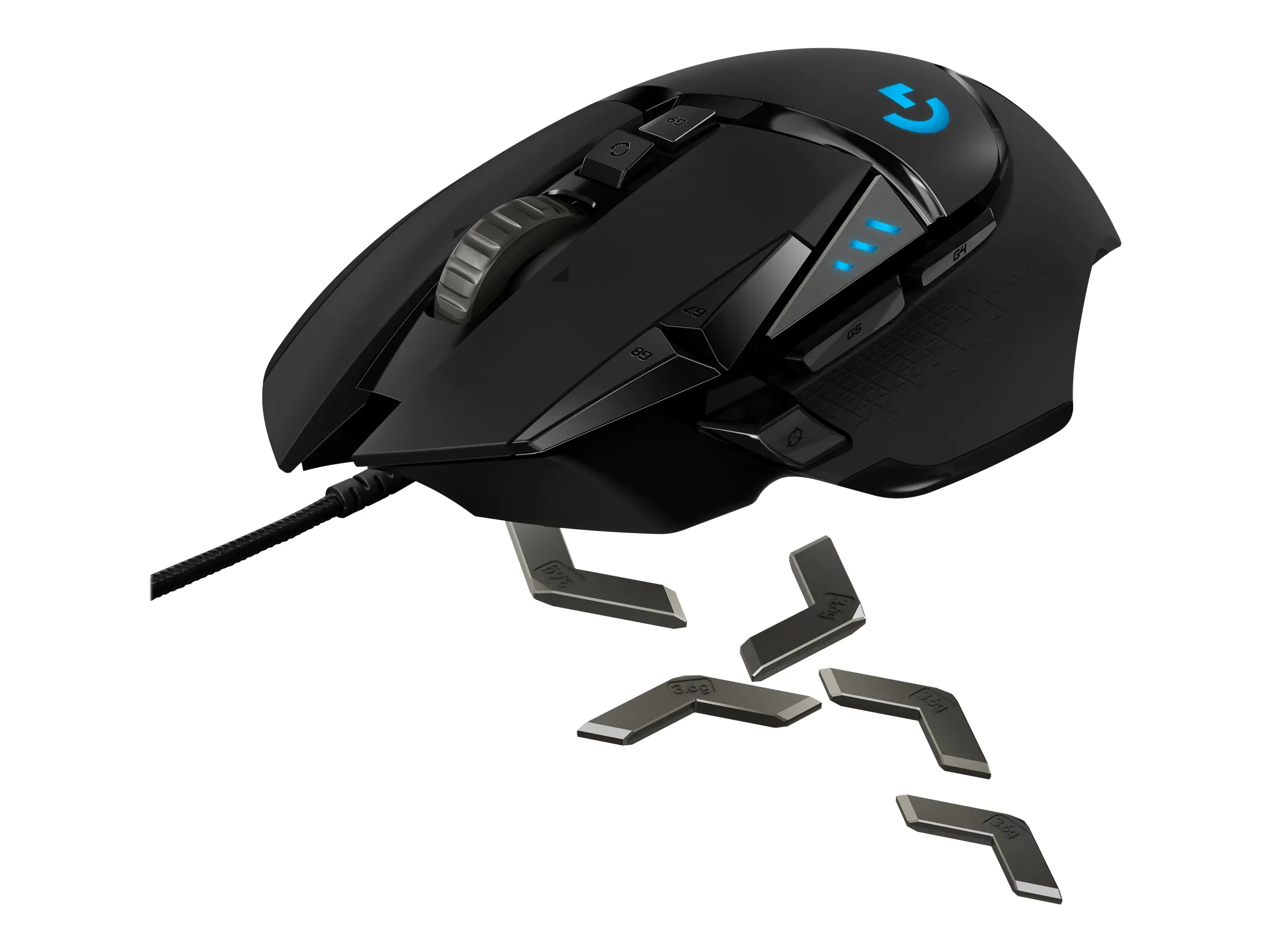 Logitech Gaming Mouse G502 (Hero) - Maus - optisch - 11 Tasten - kabelgebunden - USB Logitech Gaming Mouse G502 (Hero) - Maus - optisch - 11 Tasten - kabelgebunden - USB