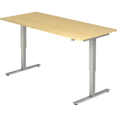 Hammerbacher elektrisch höhenverstellbarer Schreibtisch VXMST19/3/S ahorn