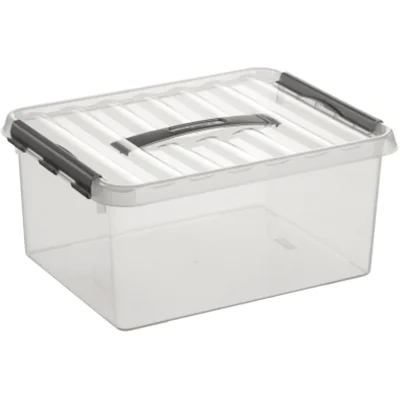 Sunware Aufbewahrungsbox Q-line H6162602 15l Tragegriff tr Sunware Aufbewahrungsbox Q-line H6162602 15l Tragegriff tr
