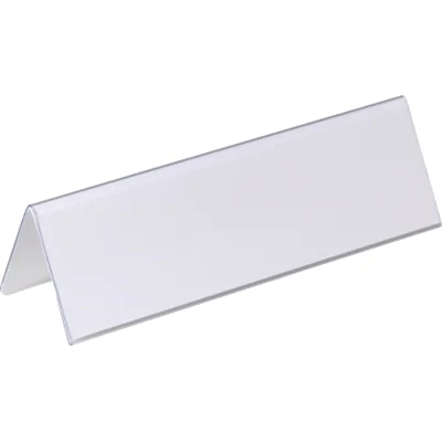 DURABLE Tischnamensschild 805219 210x61/122mm tr 25 St./Pack.