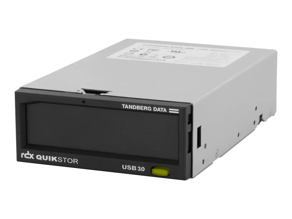 Overland-Tandberg RDX QuikStor - Laufwerk - RDX Kartusche - SuperSpeed USB 3.0 - intern - 3.5" (8.9 cm) - Schwarz