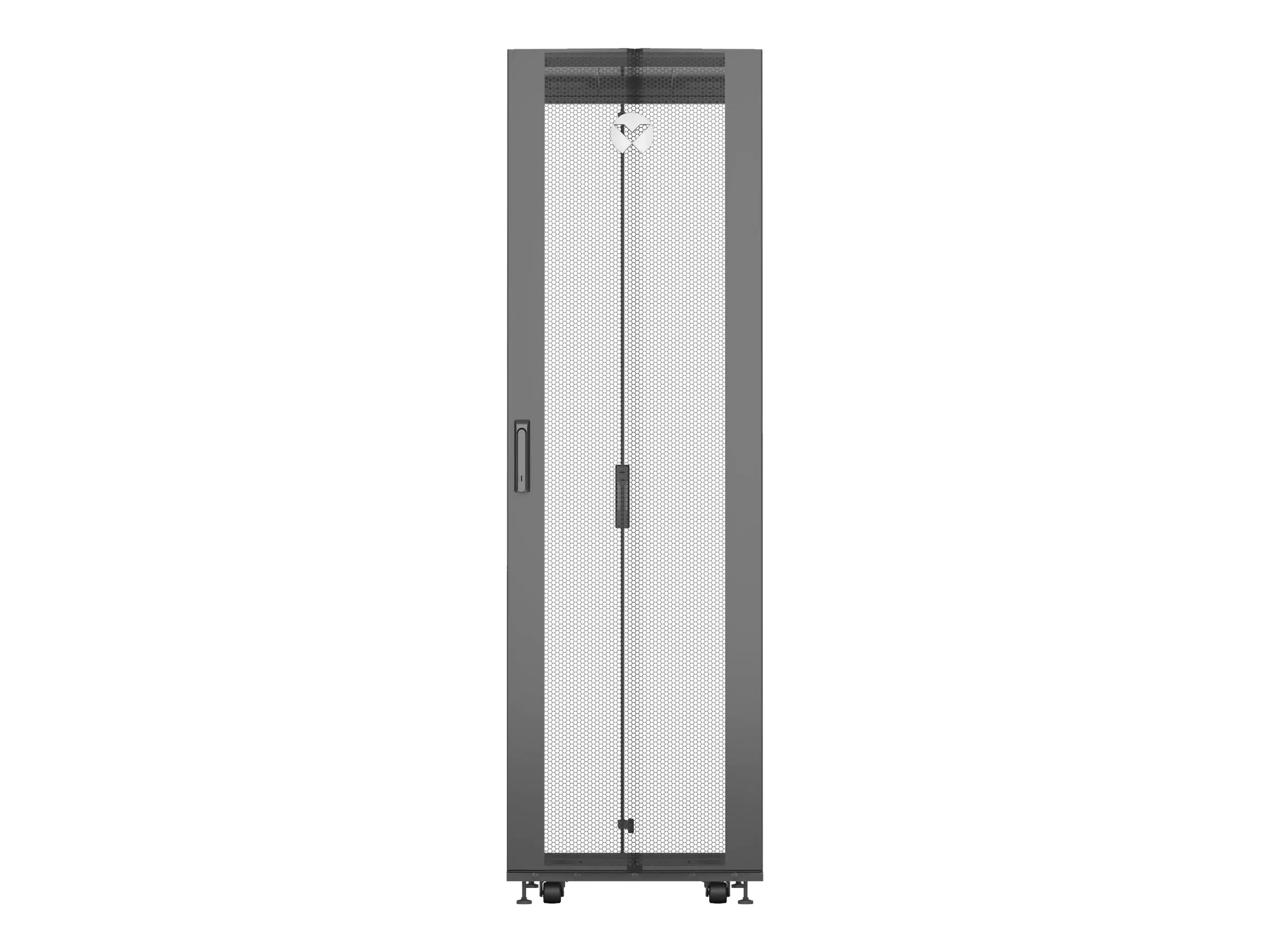 Vertiv VR Komplett - Schrank - Schwarz, RAL 7021 - 42HE - 48.3 cm (19") VR3100
