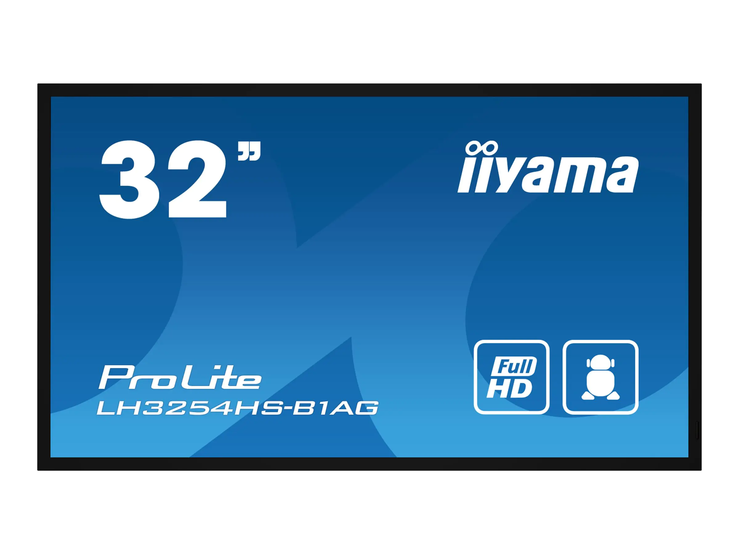 iiyama ProLite LH3254HS-B1AG - 81 cm (32") Diagonalklasse (80 cm (31.5") sichtbar) LCD-Display mit LED-Hintergrundbeleuchtung - Digital Signage - 1080p 1920 x 1080 - Schwarz, matte Oberfläche