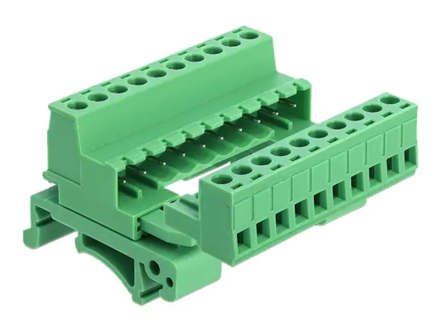 Delock Netzanschlussadapter-Kit - grün 66082