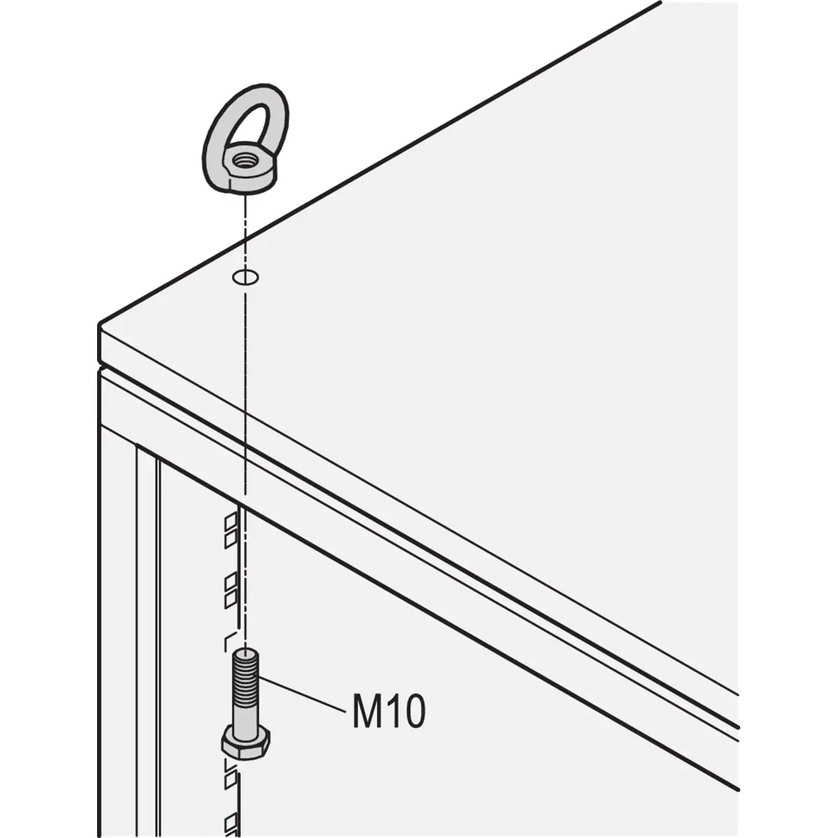 SCHROFF KRANOESEN SATZ M10 4STK