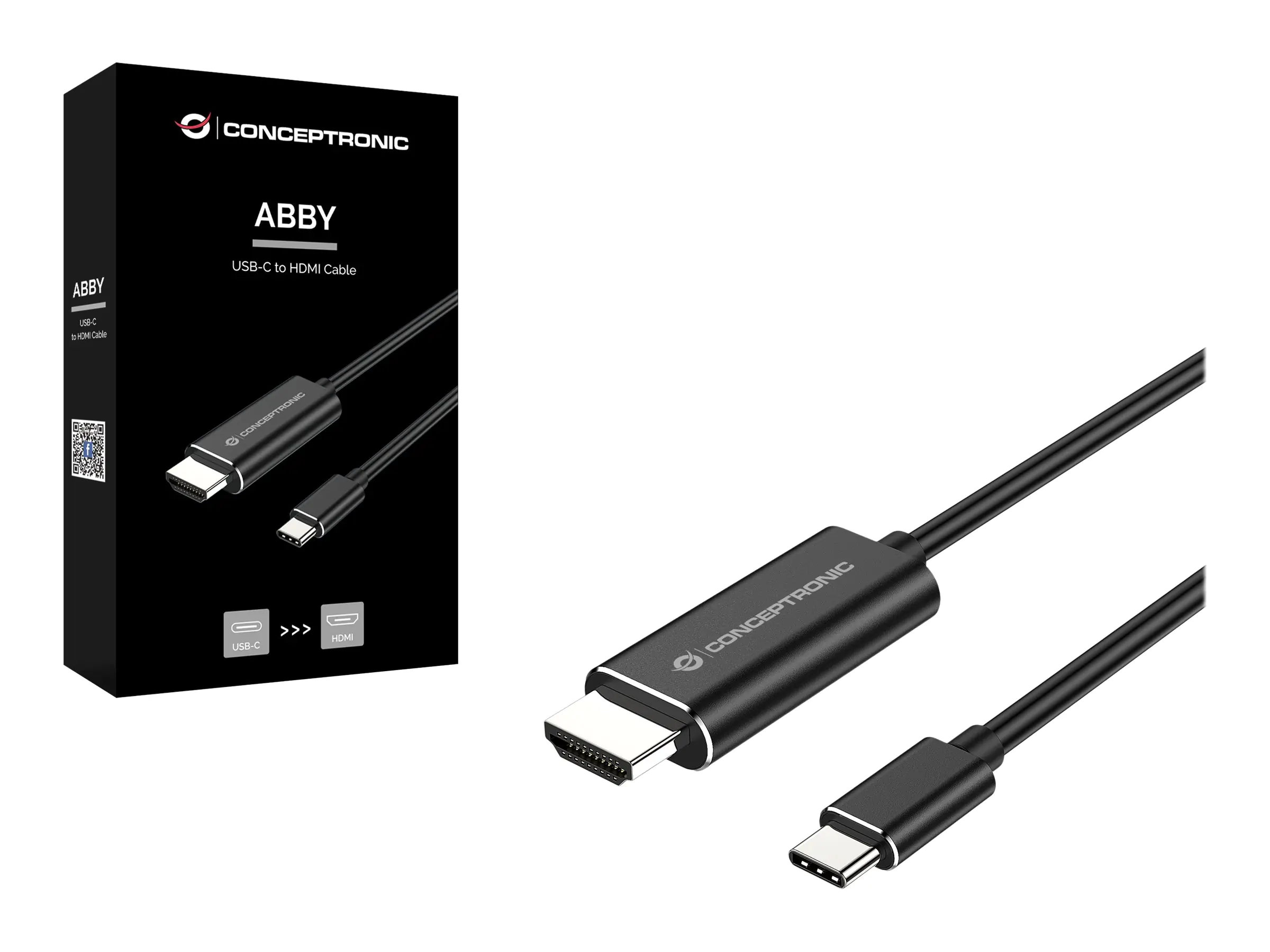 Conceptronic ABBY - Adapterkabel - USB-C männlich