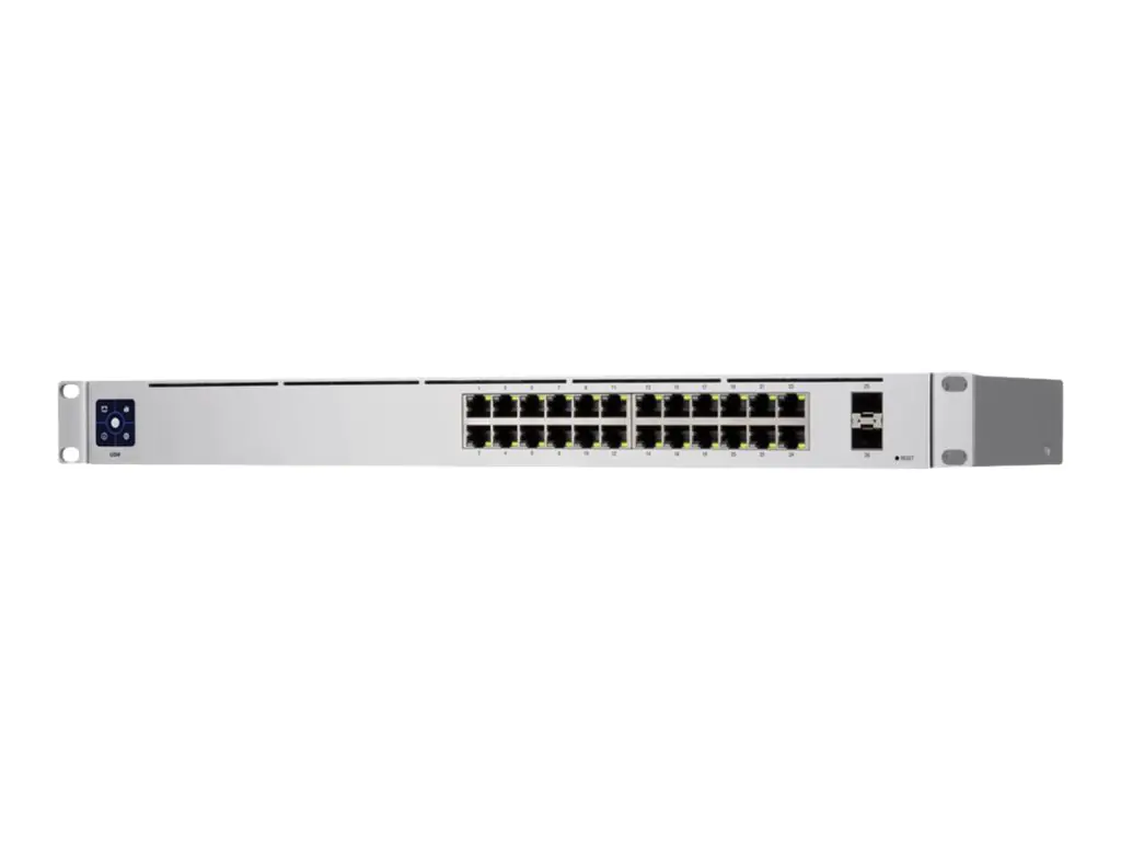 UbiQuiti UniFi Switch USW-24 - Switch - managed - 24 x 10/100/1000 + 2 x Gigabit SFP - an Rack montierbar, Desktop