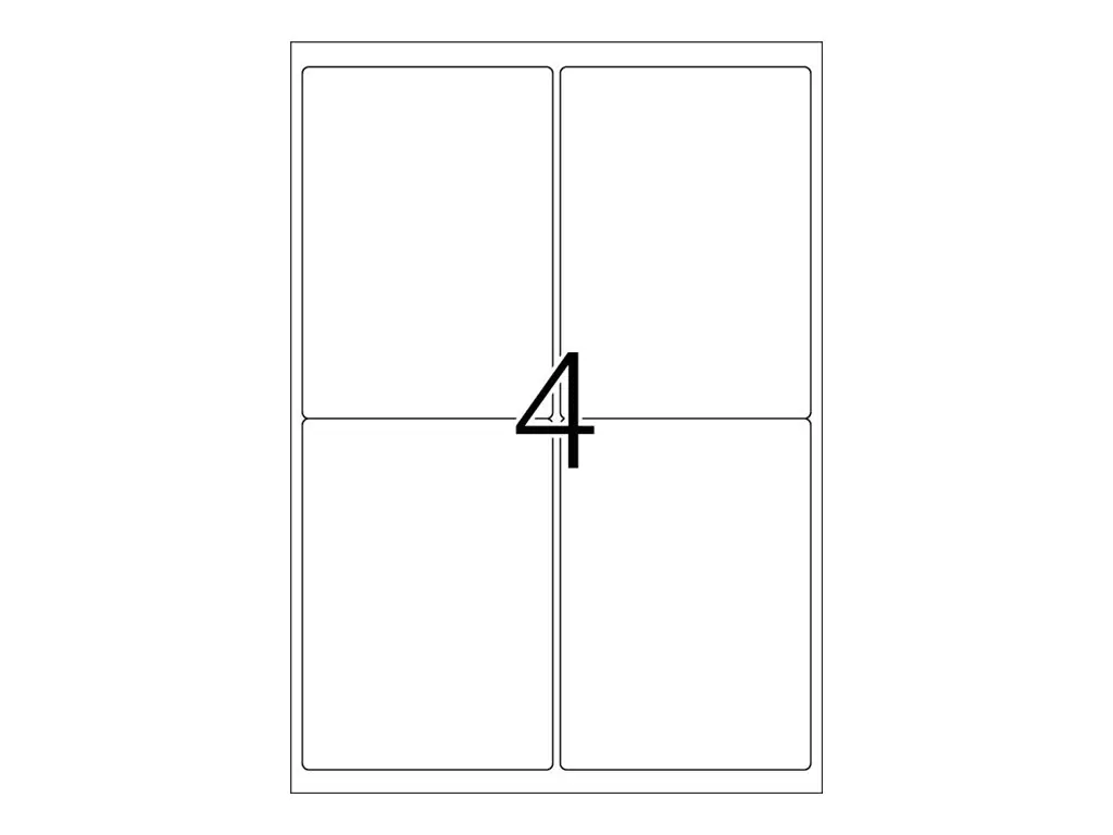 HERMA Etikett 10313 99,1 x 139 mm matt Papier weiß 400 St./Pack.