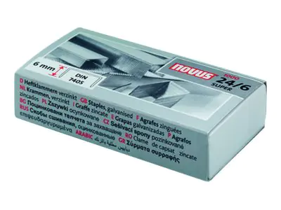 Novus Dahle Novus SUPER - Heftklammern - 24/6 - 6 mm - Stahldraht 040-0026