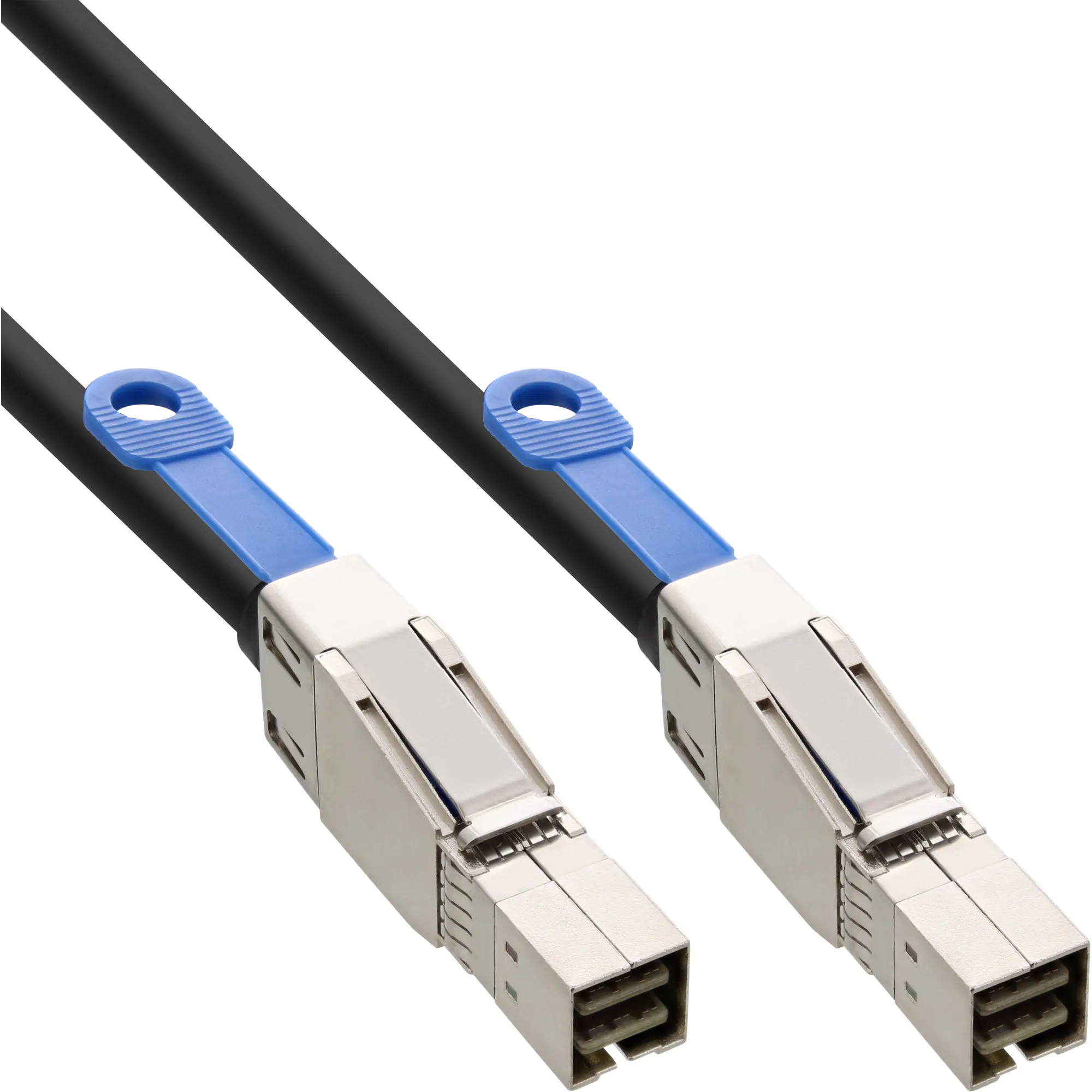 InLine - SAS-Kabel intern zu extern - SAS 12Gbit/s - Mini SAS HD (SFF-8644) (M) bis Mini SAS HD (SFF-8644) (M) - 1 m - Schwarz InLine - SAS-Kabel intern zu extern - SAS 12Gbit/s - Mini SAS HD (SFF-8644) (M) bis Mini SAS HD (SFF-8644) (M) - 1 m - Schwarz