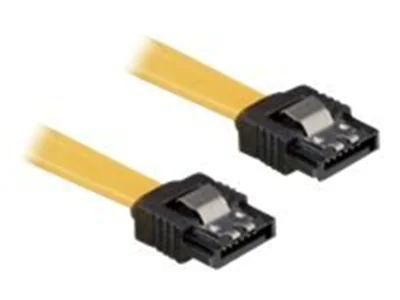 Delock Cable SATA - SATA-Kabel - Serial ATA 150/300/600 - SATA (W) zu SATA (W) - 30 cm - eingerastet, gerader Stecker - Gelb
