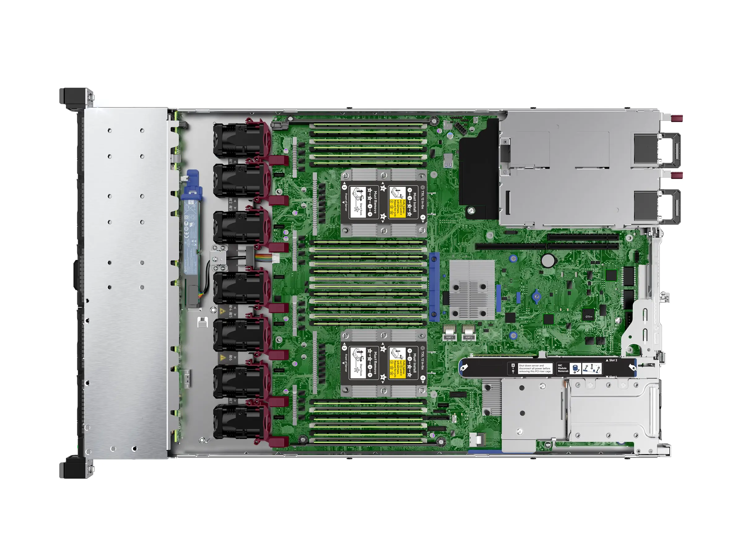 HPE ProLiant DL360 Gen10 - Server - Rack-Montage - 1U - zweiweg - 1 x Xeon Silver 4208 / 2.1 GHz - RAM 16 GB - SATA - Hot-Swap 8.9 cm (3.5") Schacht/Schächte - keine HDD - 1GbE - kein Betriebssystem - Monitor: keiner