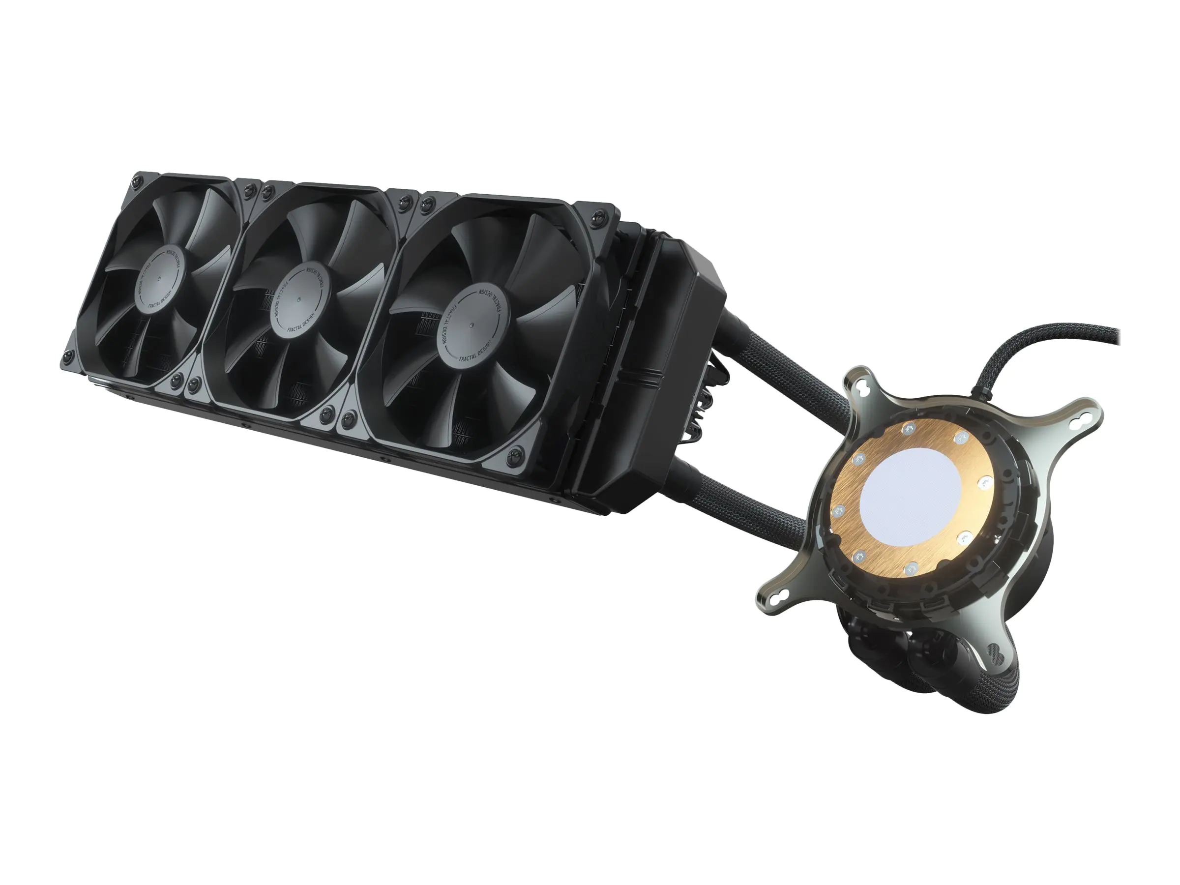 Fractal Design Celsius+ S36 Dynamic - Prozessor-Flüssigkeitskühlsystem - (für: LGA1156, AM2, AM2+, LGA1366, AM3, LGA1155, AM3+, LGA2011, FM1, FM2, LGA1150, FM2+, LGA2011-3, LGA1151, AM4, LGA2066, TR4) - Aluminium - 120 mm