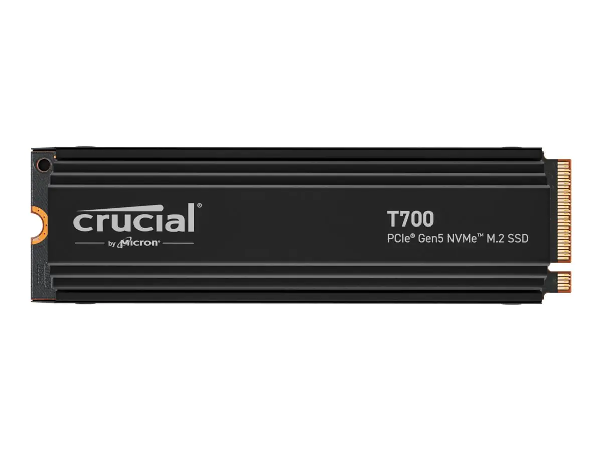 Crucial T700 - SSD - verschlüsselt - 4 TB - intern - M.2 - PCI Express 5.0 (NVMe) CT4000T700SSD5