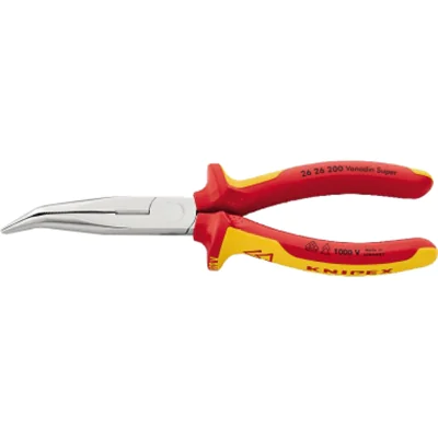 KNIPEX Storchschnabelzange 26 26 200 DIN ISO5745 VDE gewinkelt KNIPEX Storchschnabelzange 26 26 200 DIN ISO5745 VDE gewinkelt