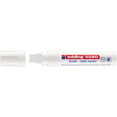 edding Kreidemarker 4090 4-4090049 4-15mm Keilspitze weiß