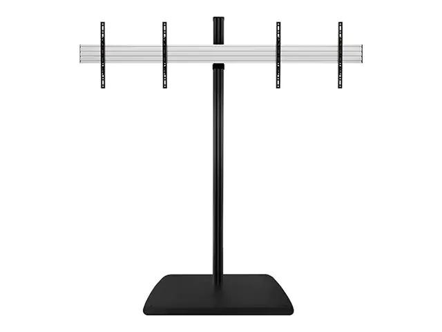 B-TECH System X BTF845 - Aufstellung - für 2 LCD- /Plasma-Konsolen - universal - Stahlbasis -