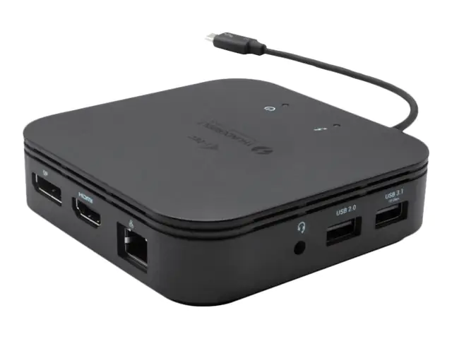 i-Tec Thunderbolt 3 Travel Dock Dual 4K Display + Power Delivery 60W - Dockingstation - Thunderbolt 3 - HDMI, DP - 10Mb LAN
