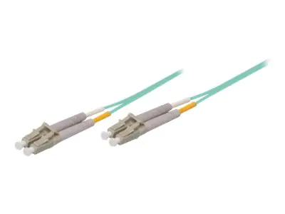 Good Connections - Patch-Kabel - LC Multi-Mode (M) zu LC Multi-Mode (M) - 0.5 m - Glasfaser - Duplex - 50/125 Mikrometer - OM3 - halogenfrei - Aquamarin