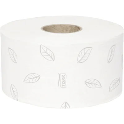 Tork Toilettenpapier Mini Jumbo Advanced 2-lagig Fasern, recycelt weiß 850 Bl./Rl. 12 Rl./Pack. Tork Toilettenpapier Mini Jumbo Advanced 2-lagig Fasern, recycelt weiß 850 Bl./Rl. 12 Rl./Pack.
