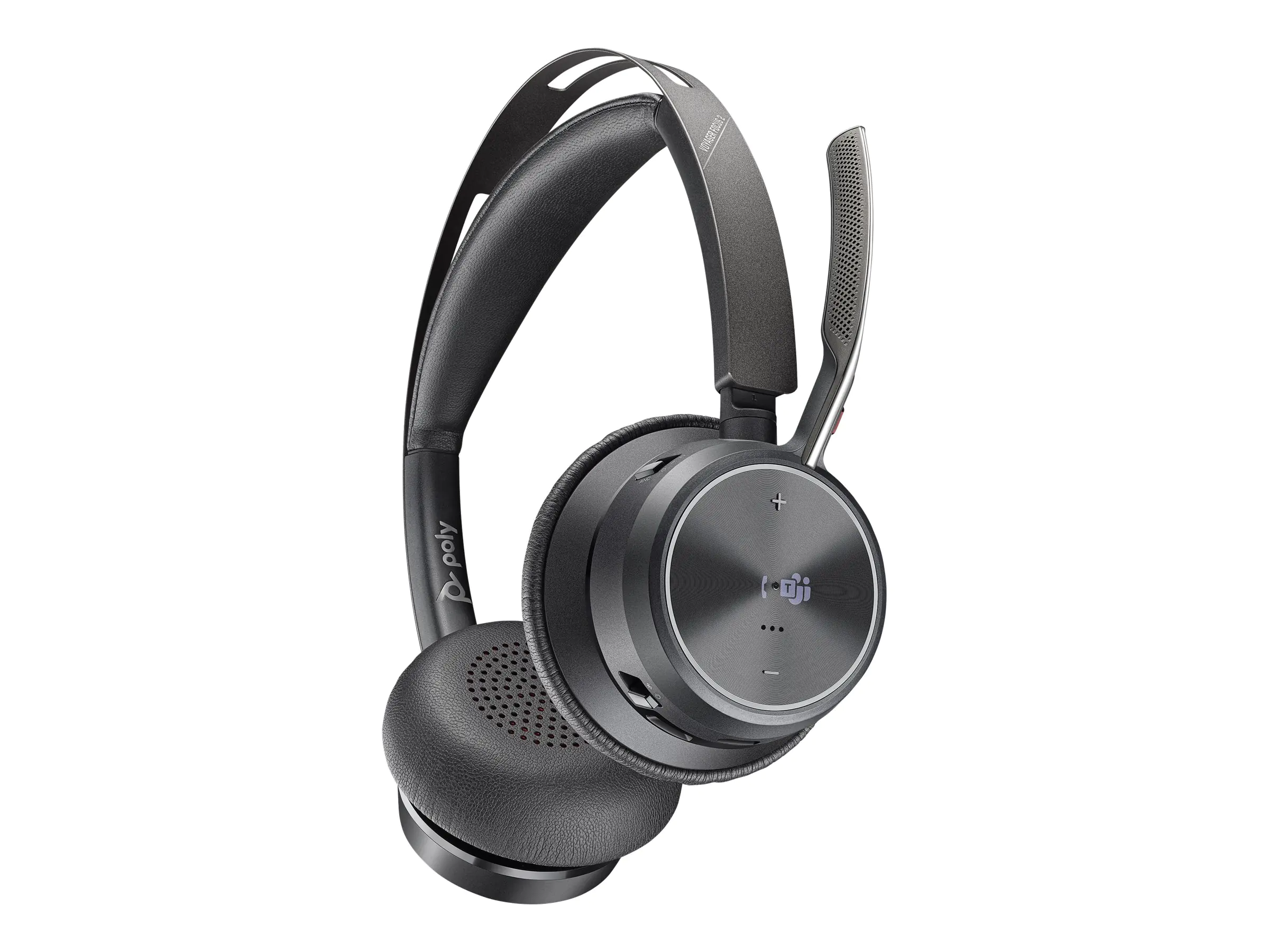 Poly Voyager Focus 2 UC - Headset - On-Ear - Bluetooth - kabellos, kabelgebunden - aktive Rauschunterdrückung - Adapter USB-A via Bluetooth - Zertifiziert für Microsoft Teams