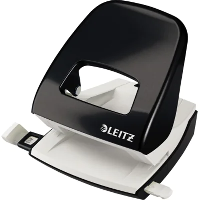 Leitz Locher NeXXt WOW 8 cm 30 Bl. (80 g/m²) mit Anschlagschiene schwarz Leitz Locher NeXXt WOW 8 cm 30 Bl. (80 g/m²) mit Anschlagschiene schwarz