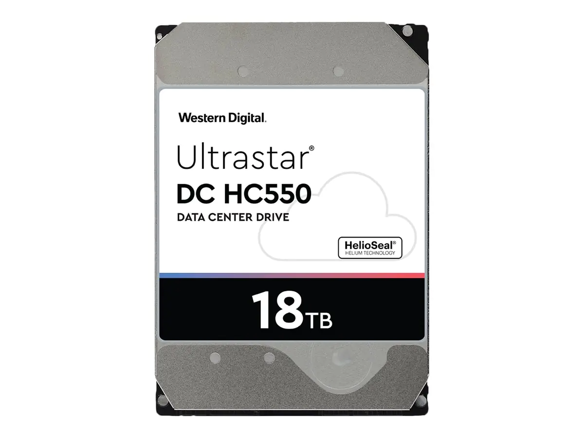 WD Ultrastar DC HC550 - Festplatte - 18 TB - intern - 3.5" (8.9 cm)