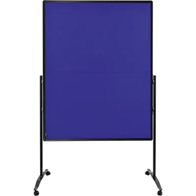 Legamaster Moderationswand 7-205410 120x150cm klappbar Filz marineblau