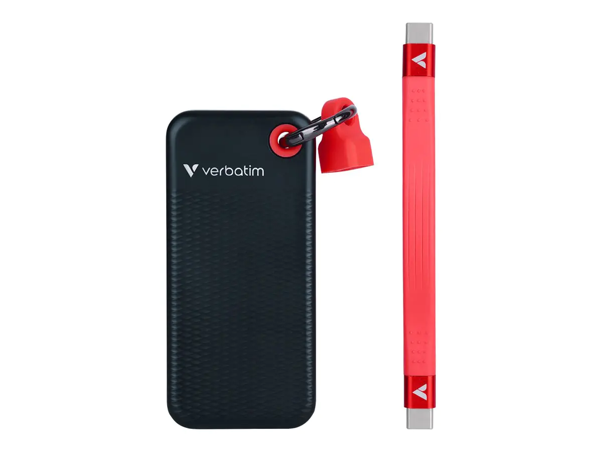 Verbatim Pocket - SSD - 2 TB - Schlüsselanhänger mit Kabelanschluss - extern (tragbar) 32196