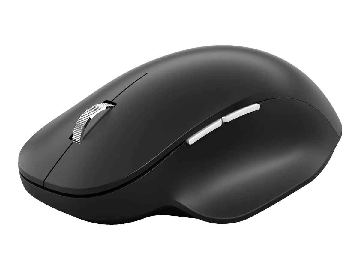 Microsoft Bluetooth Ergonomic Mouse - Maus - ergonomisch - optisch - 5 Tasten - kabellos - Bluetooth 5.0 LE - mattschwarz