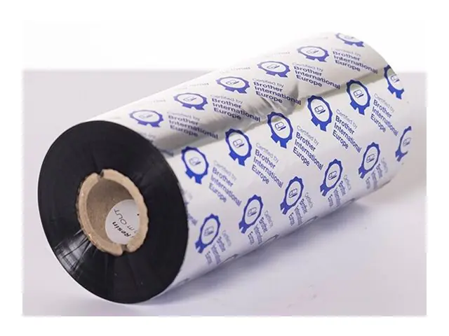 Brother Farbband BRS1D450154 Harz Standard 154 mm x 450 m Pack a 5 Stck