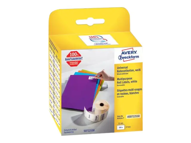 Avery Zweckform Etikett AS0722550 19x51mm 500 St./Rl.