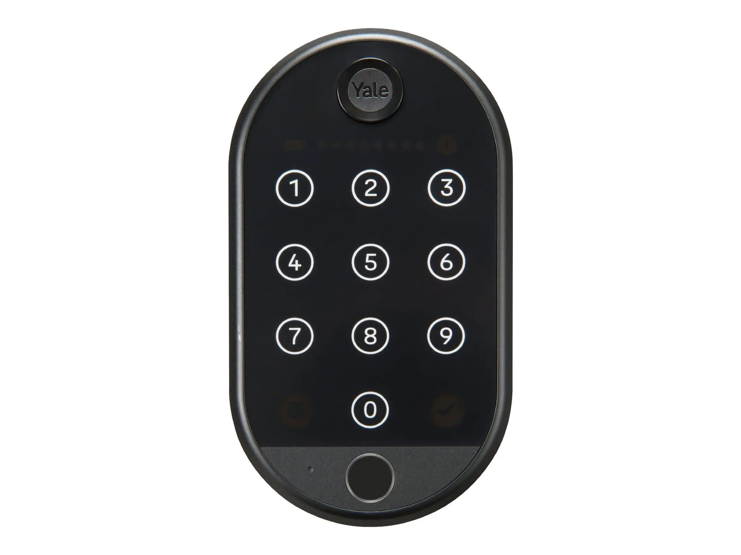 Yale 05/303000/BL Smart Keypad 2 - Zifferntastatur mit Fingerabdruckleser