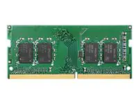 Synology - DDR4 - Modul - 4 GB - SO DIMM 260-PIN - 2666 MHz / PC4-21300 - 1.2 V - ungepuffert - non-ECC - für Deep Learning NVR DVA3219 Synology - DDR4 - Modul - 4 GB - SO DIMM 260-PIN - 2666 MHz / PC4-21300 - 1.2 V - ungepuffert - non-ECC - für Deep Learning NVR DVA3219