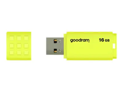 GOODRAM UME2 - USB-Flash-Laufwerk - 64 GB - USB 2.0 - Gelb GOODRAM UME2 - USB-Flash-Laufwerk - 64 GB - USB 2.0 - Gelb
