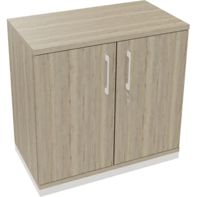 Flügeltürenschrank 2OH B800xT442xH781 ws/Eiche Nat Flügeltürenschrank 2OH B800xT442xH781 ws/Eiche Nat
