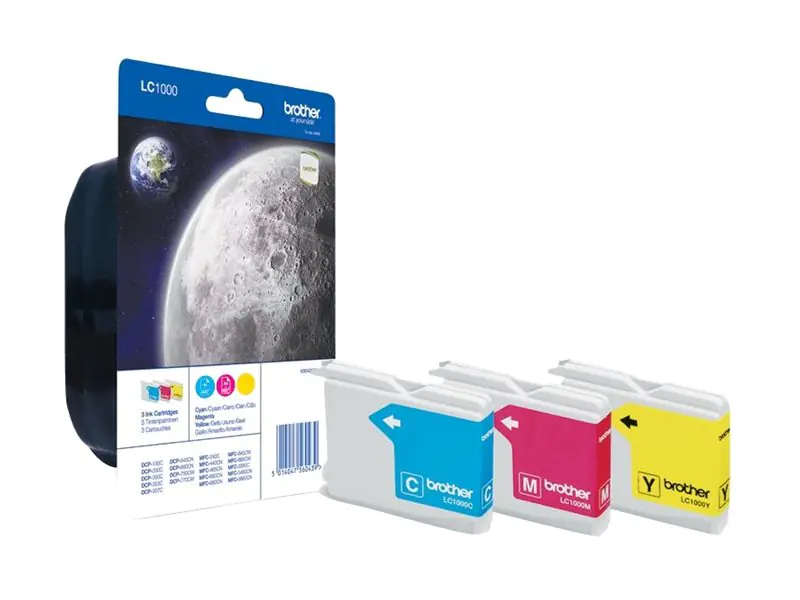 Brother LC1000 RainbowPack - 3er-Pack - Gelb, Cyan, Magenta - Original - Tintenpatrone - für Brother DCP-330, 350, 353, 560, 750, 770, MFC-3360, 465, 5460, 5860, 660, 680, 845, 885
