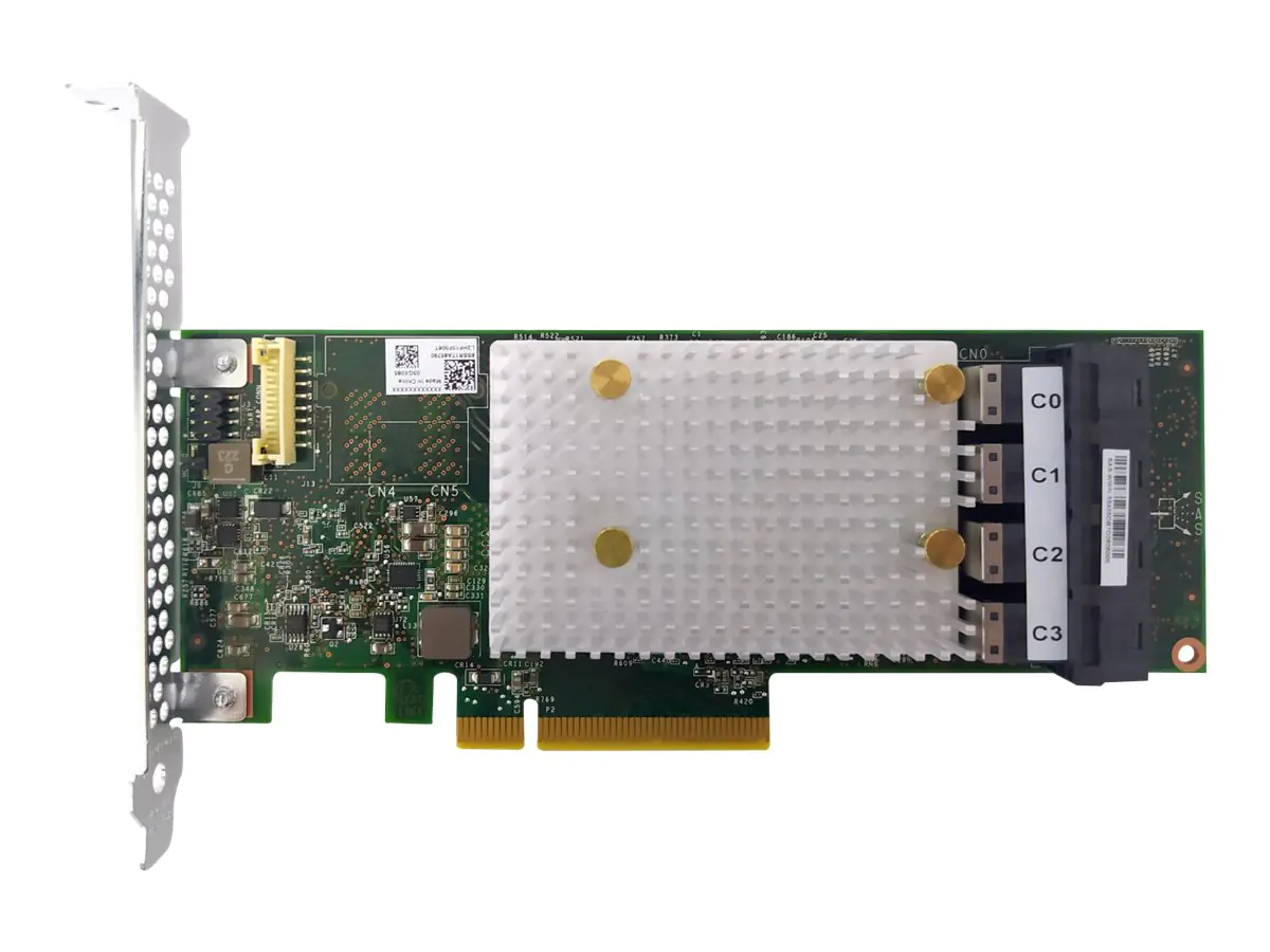 Lenovo ThinkSystem 9350-16i - Speichercontroller (RAID) - 16 Sender/Kanal - SATA / SAS 12Gb/s - Low-Profile - RAID 0, 1, 5, 6, 10, 50, JBOD - PCIe 3.0 x8 - für ThinkSystem SR630 V2 7Z70, 7Z71; SR650 V2 7D15, 7Z72, 7Z73; ST250 V2 7D8F