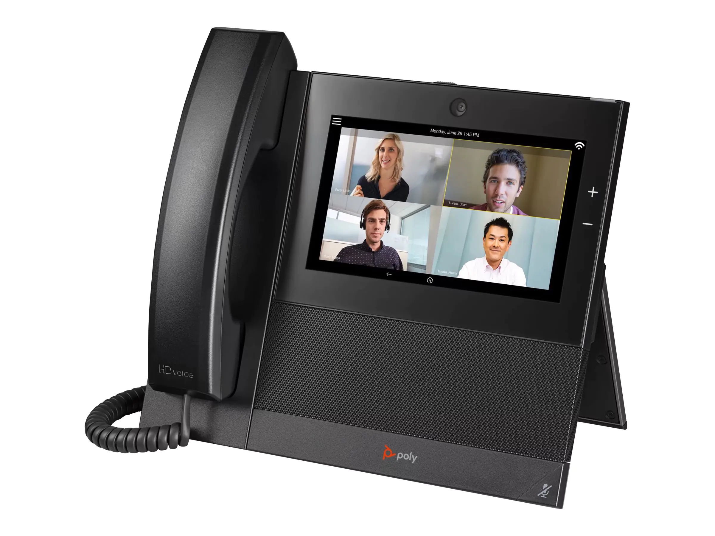 Poly CCX 700 OpenSIP - VoIP-Telefon - mit Digitalkamera mit Rufnummernanzeige/Anklopffunktion - SIP, RTCP, RTP - 24 Leitungen - Schwarz Poly CCX 700 OpenSIP - VoIP-Telefon - mit Digitalkamera mit Rufnummernanzeige/Anklopffunktion - SIP, RTCP, RTP - 24 Leitungen - Schwarz