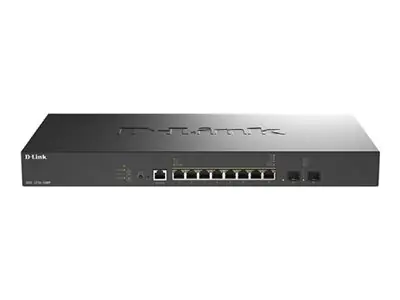 D-Link DXS 1210-10MP - Switch - managed - 8 x 10GBase-T + 2 x 10 Gigabit SFP+ - an Rack montierbar - PoE++ (370 W) DXS-1210-10MP/E