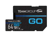 Team Group TEAM GO CARD MICRO SDXC 64GB UHS-I U3 SPEED RETAIL W/1Adapt. - Extended Capacity SD (MicroSDHC)