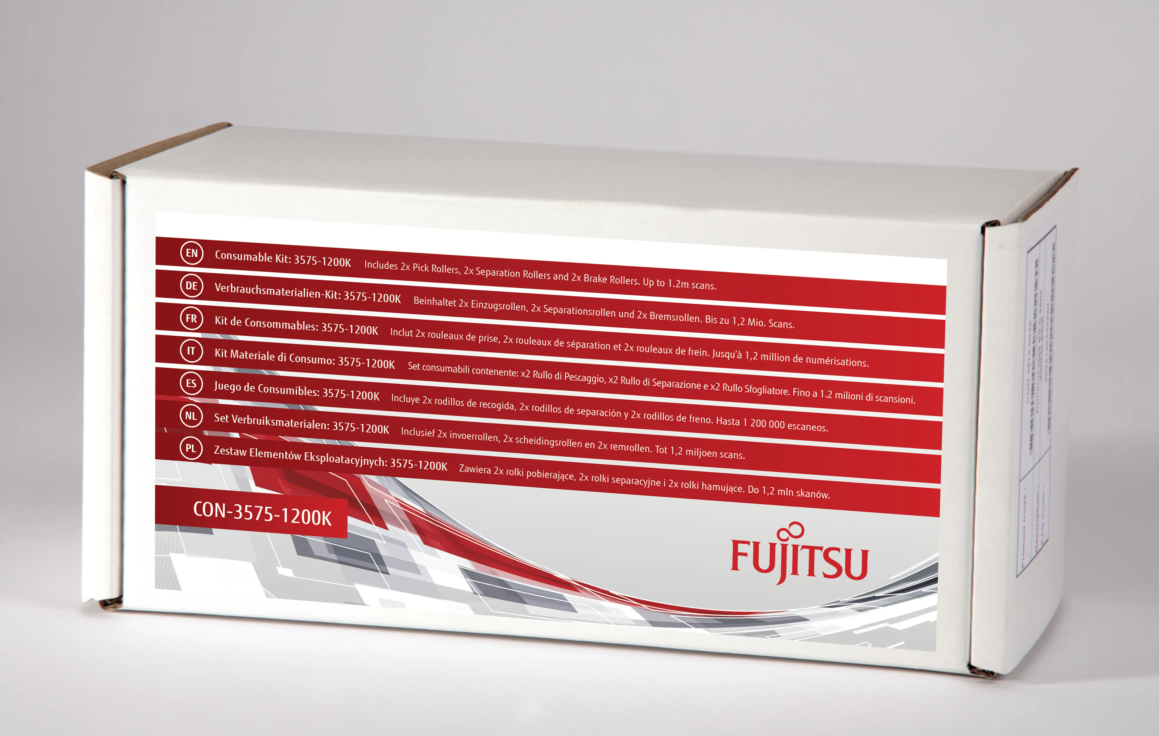 Fujitsu Consumable Kit: 3575-1200K - Scanner - Verbrauchsmaterialienkit - für fi-6400, 6800